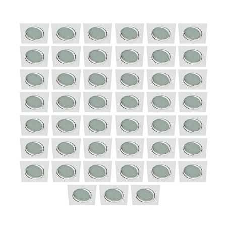 Éclairez votre maison avec style ! Lot de 45 spots LED carrés orientables en stock maintenant