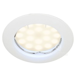 LOT DE 3 SPOT LED ENCASTRABLE COMPLETE RONDE FIXE eq. 50W BLANC FROID 6000K