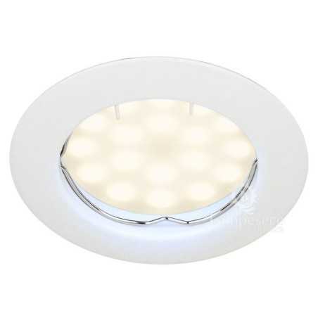 LOT DE 12 SPOT LED ENCASTRABLE COMPLETE RONDE FIXE eq. 50W BLANC FROID 6000K