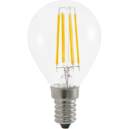 Ampoule Led  Filament Culot B22 forme G45 4 Watt (éq 42 watts) Blanc Chaud