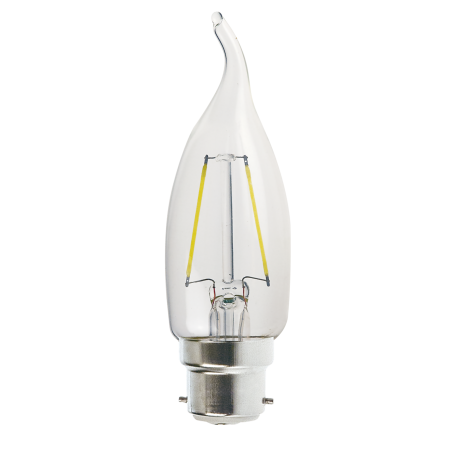 Transformez votre éclairage avec l\'Ampoule Led Flamme Coup de Vent Filament 4W (éq. 42W) - B22, l\'essayer c\'est l\'adopter!