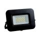 LED Projecteur Lampe avec Epistar Leds 20W Noir 6000K IP65 Extra Plat