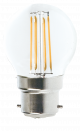 Ampoule Led  Filament Culot B22 forme G45 4 Watt (éq 42 watts) Blanc Chaud