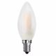 Ampoule LED E14 Opaque Filament 4W eq 40W 400lm Blanc Chaud