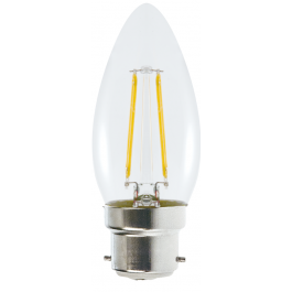 Ampoule Led Flamme Filament 4 watt (éq. 42 Watt) Culot B22 à