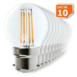 Ampoule Led Filament Culot B22 forme G45 4 Watt (éq 42 watts